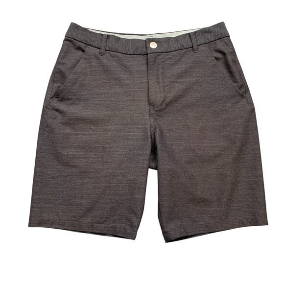 Puma Golf Shorts Mens 30 Grey 101 Heather Flat Front Lightweight Performance - Picture 1 of 11